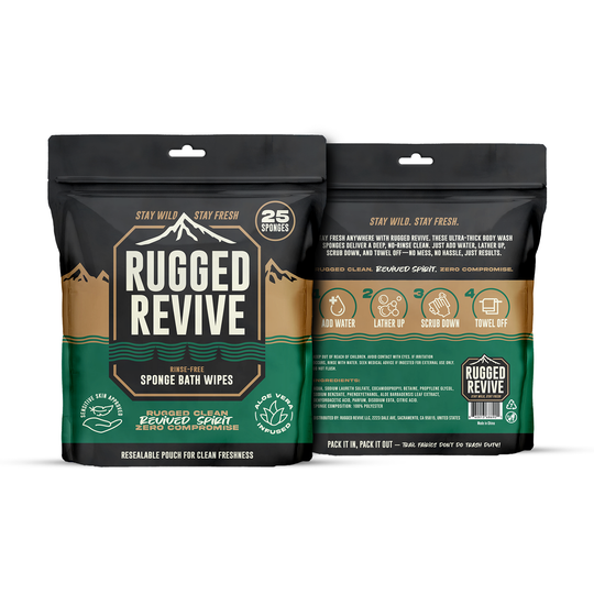 Rinse-Free Bath Sponge (Two Pack) image 1