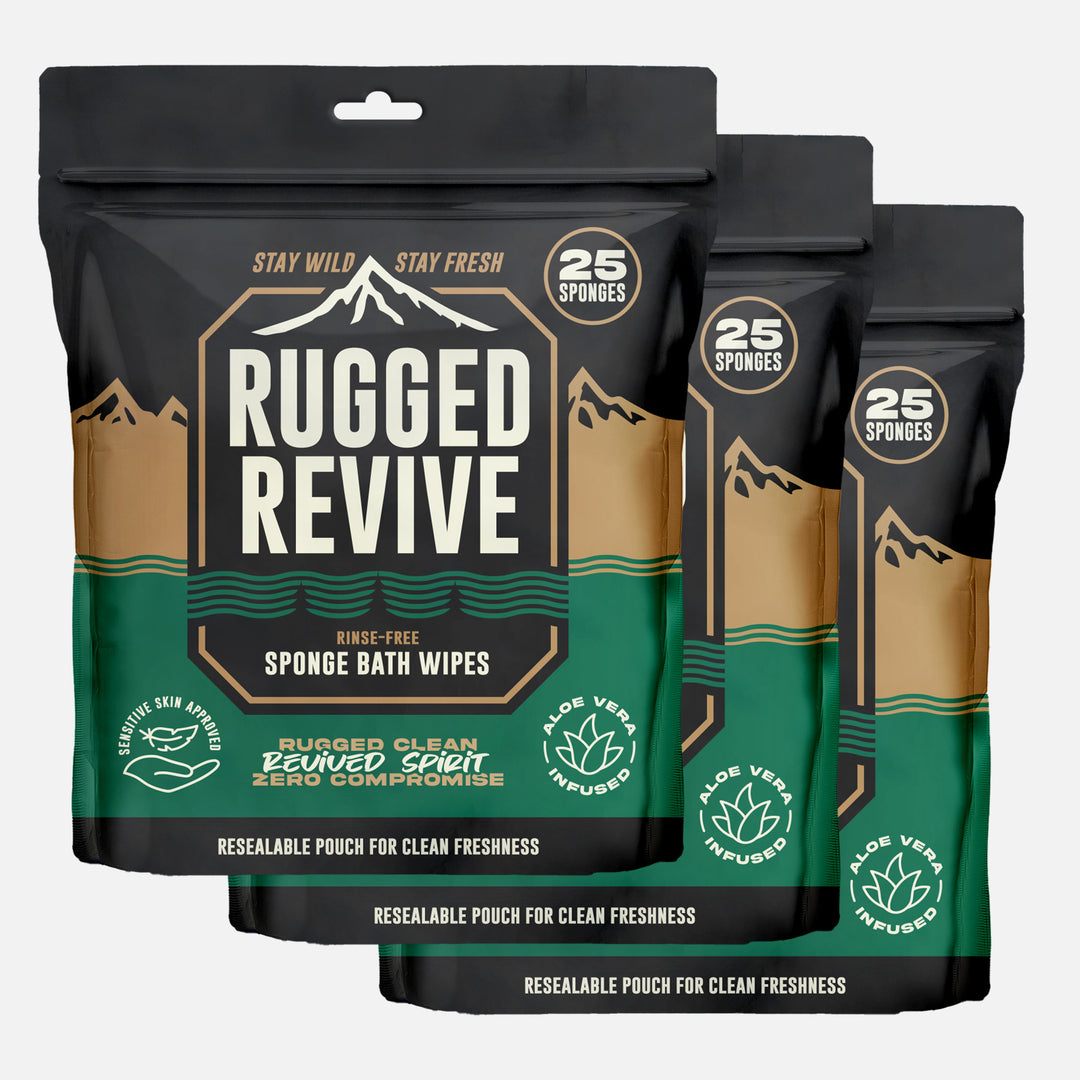 Rinse-Free Bath Sponge (Three Pack) image 0