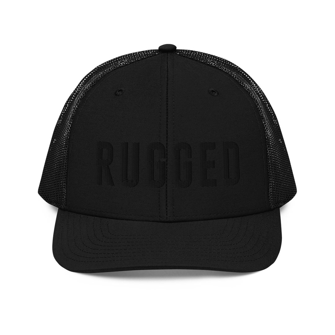 Rugged Blackout Trucker