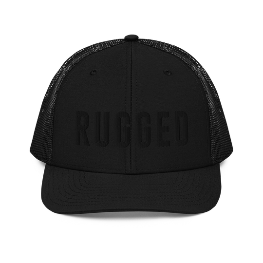 Rugged Blackout Trucker